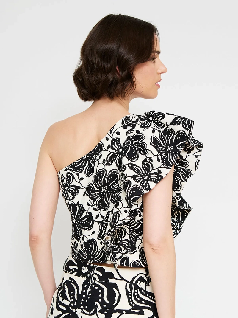 BLUSA MUJER MARQUIS LINO ESTAMPADA - 2