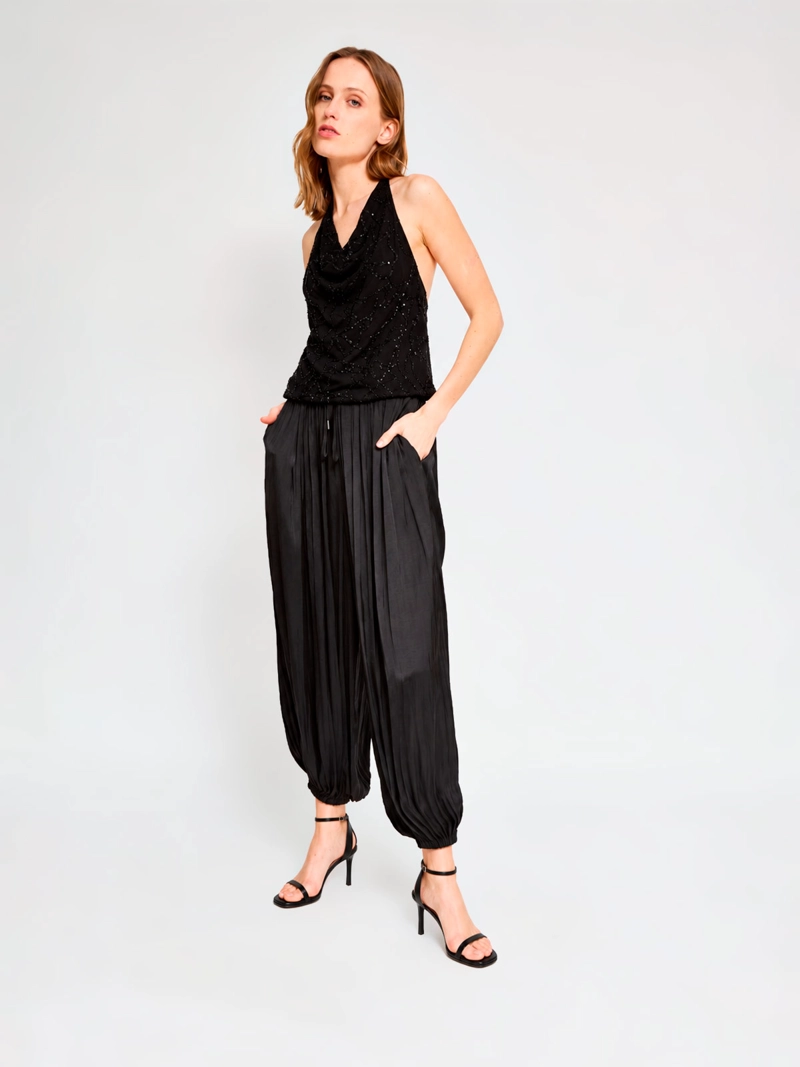 PANTALÓN MUJER MARQUIS BOMBACHO SATINADO - 2