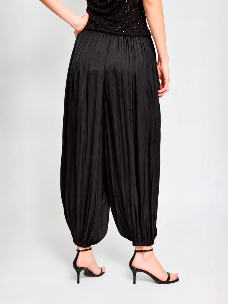 PANTALÓN MUJER MARQUIS BOMBACHO SATINADO - 4