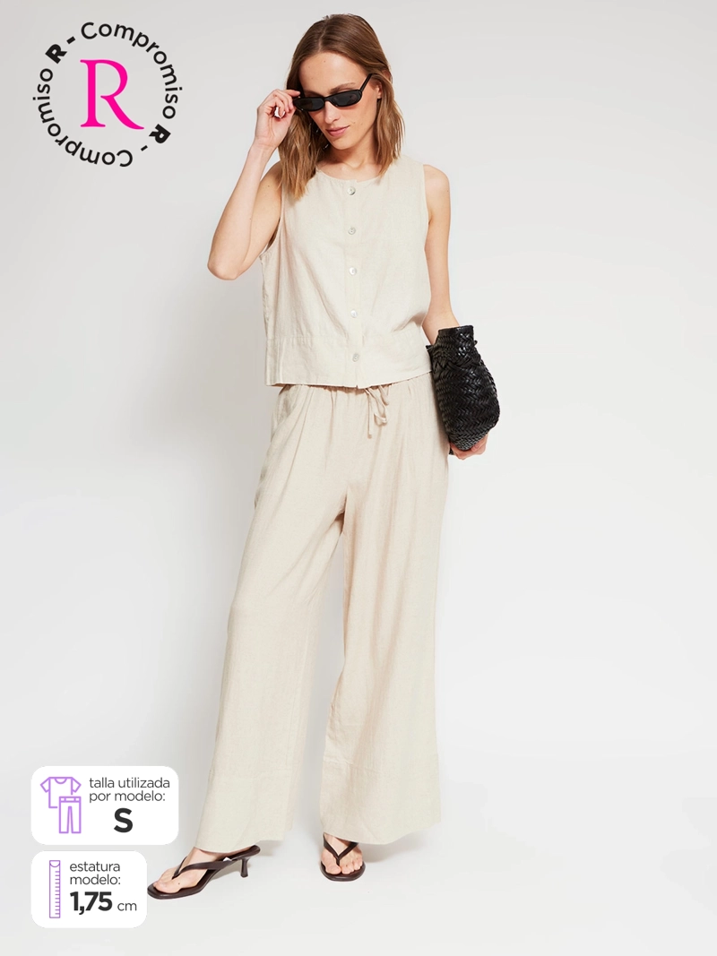 PANTALÓN MUJER MARQUIS LINO  - 1