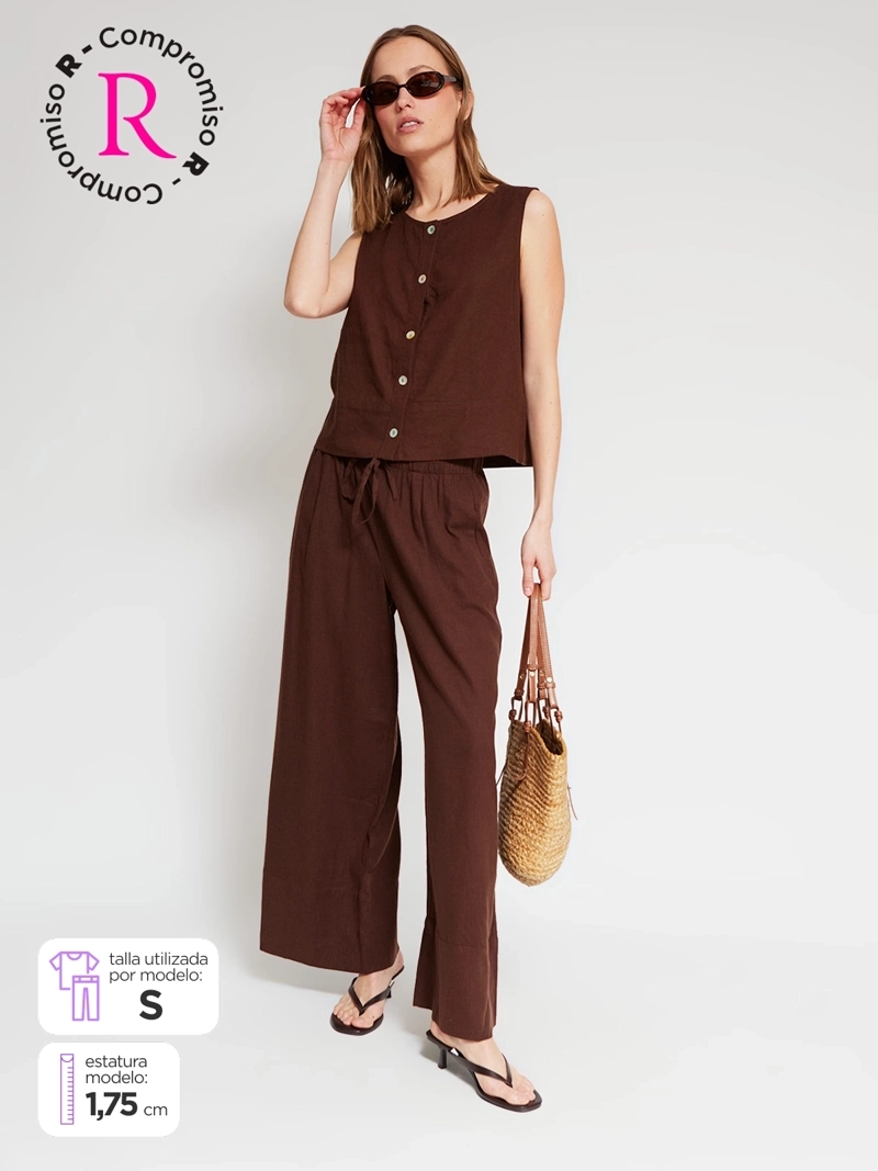 PANTALÓN MUJER MARQUIS LINO  - 1