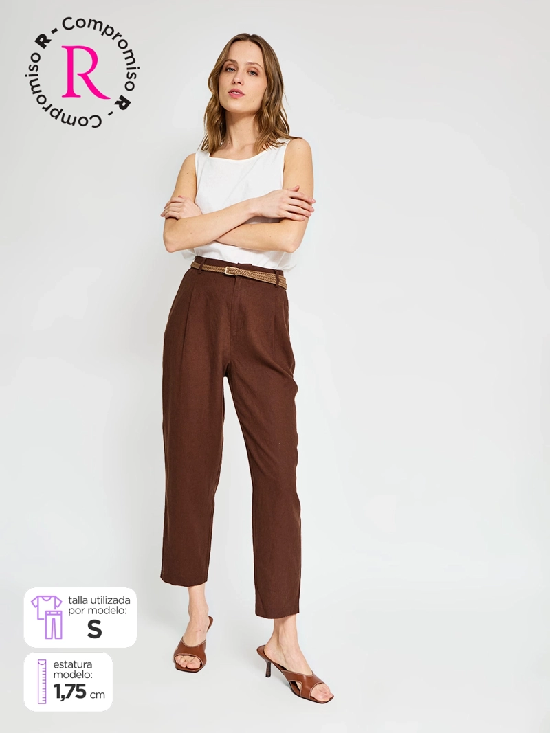 PANTALÓN MUJER MARQUIS LINO  - 1