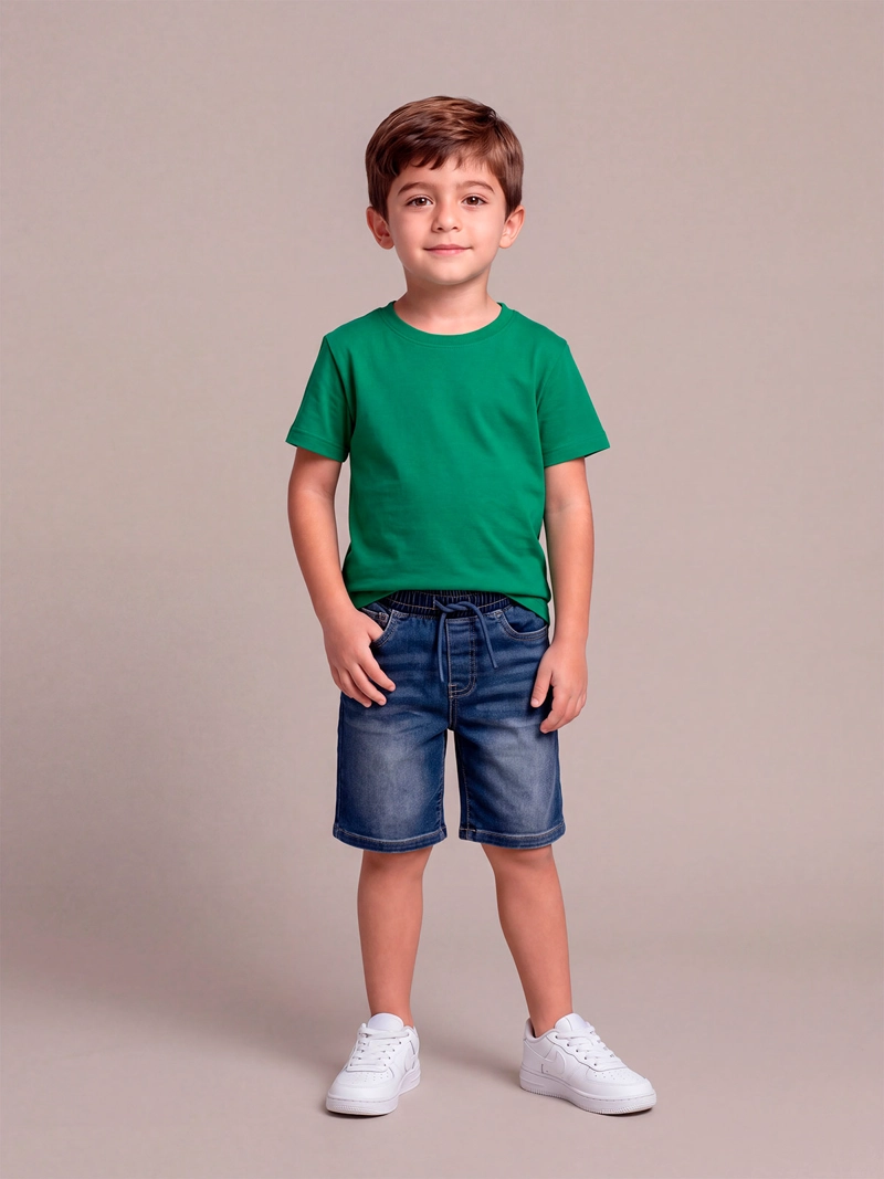 SHORT NIÑO HARVEST ALGODÓN DENIM