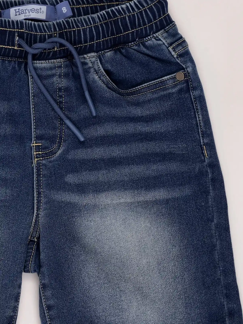 SHORT NIÑO HARVEST ALGODÓN DENIM - 3