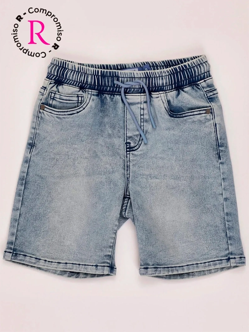 SHORT NIÑO HARVEST ALGODÓN DENIM - 3