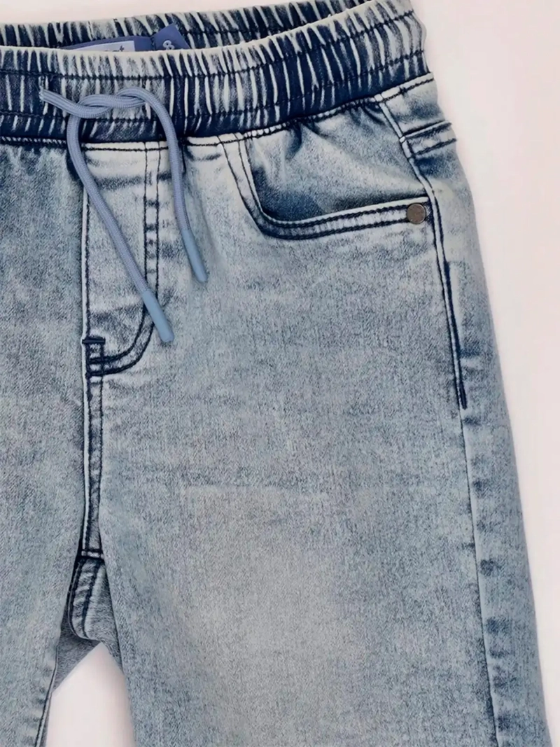 SHORT NIÑO HARVEST ALGODÓN DENIM - 5