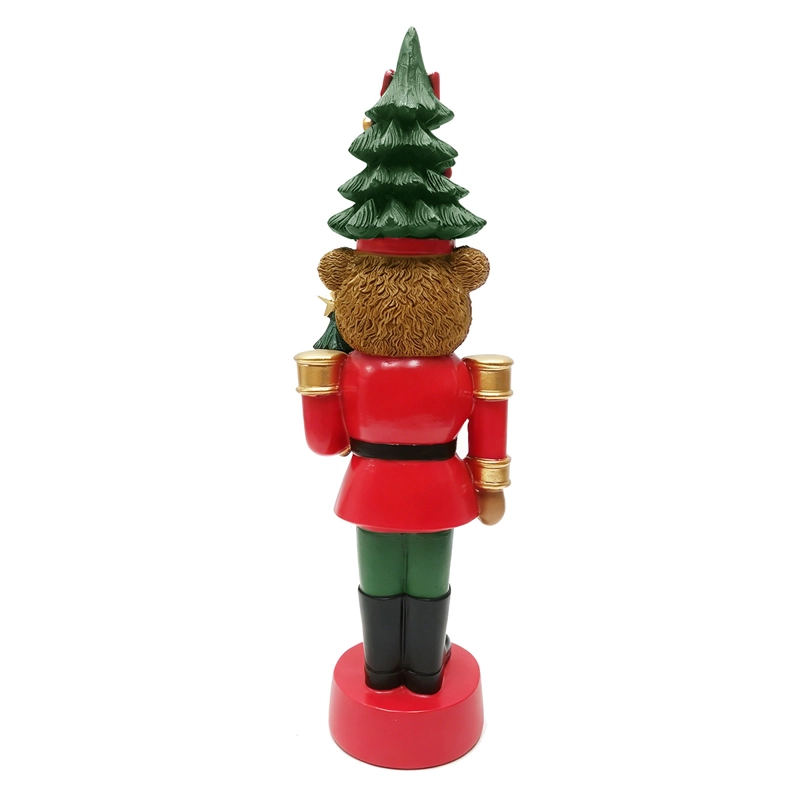ADORNO NAVIDEÑO RIPLEY HOME TEDDY OSO CASCANUECES ÁRBOL  - 3