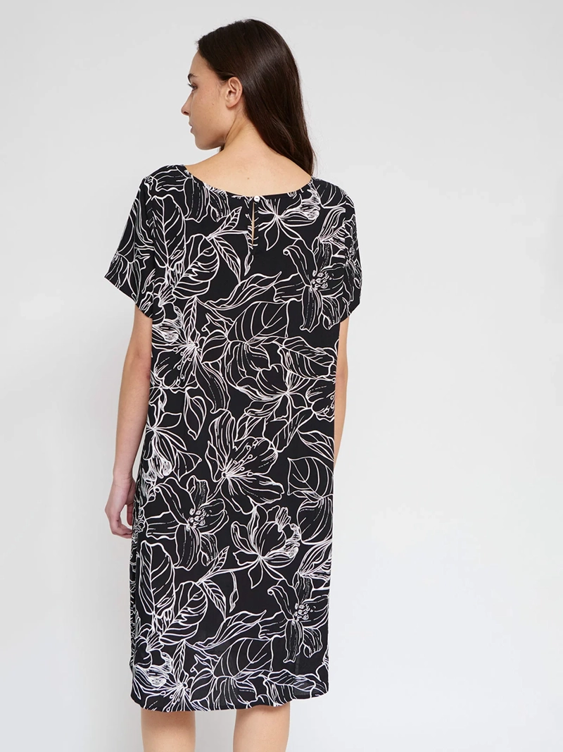 VESTIDO MUJER AZIZ CORTO ESTAMPADO - 3