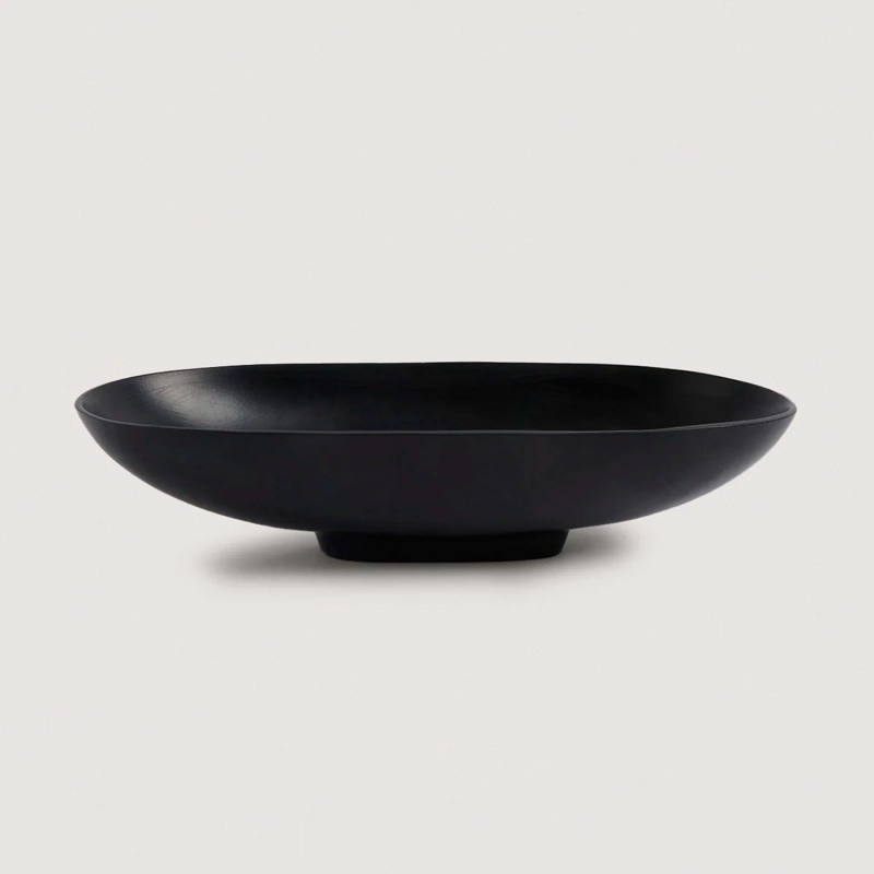 CENTRO DE MESA RIPLEY HOME OVAL NEGRO