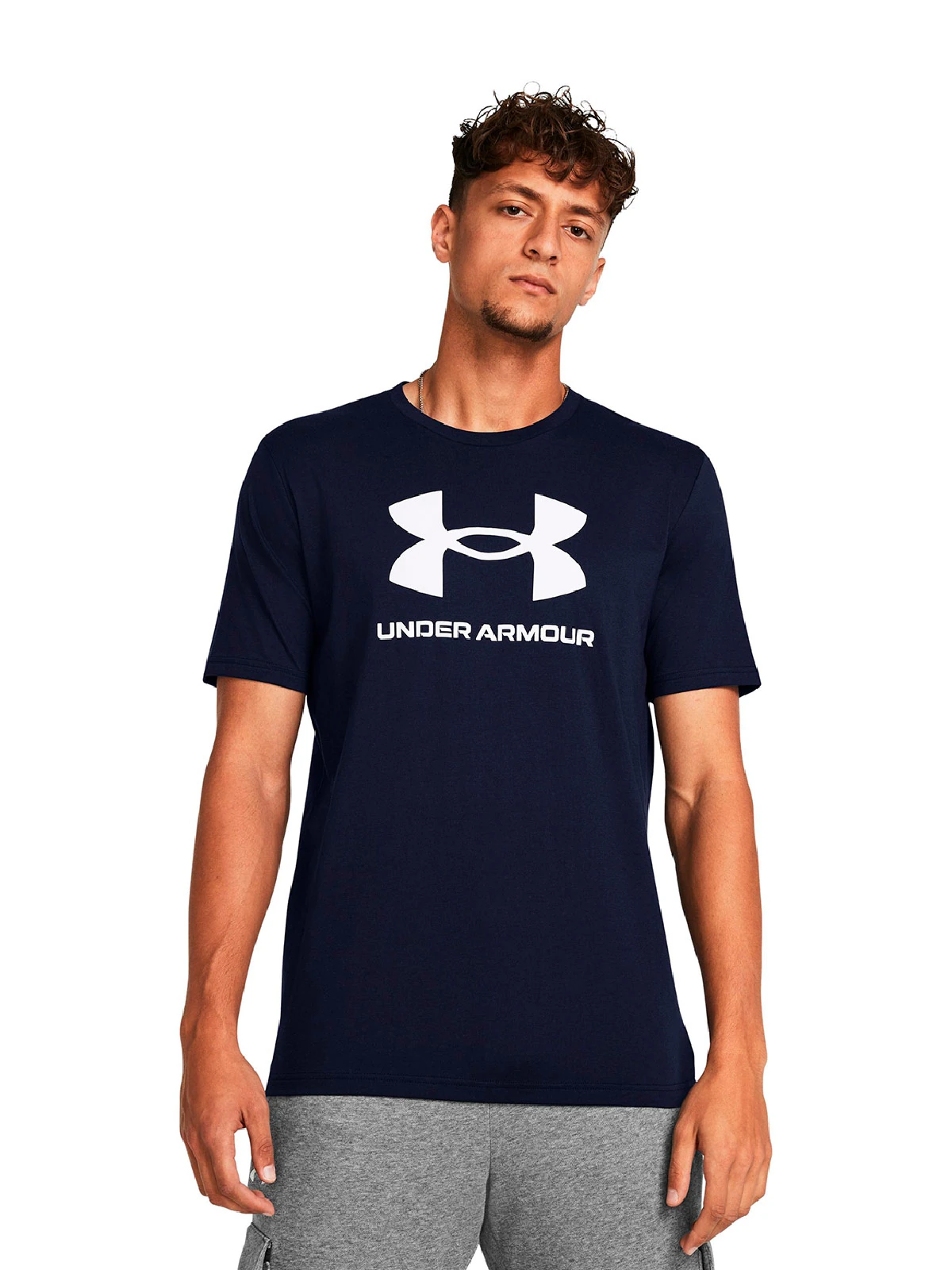 POLERA HOMBRE UNDER ARMOUR LOGO - 1