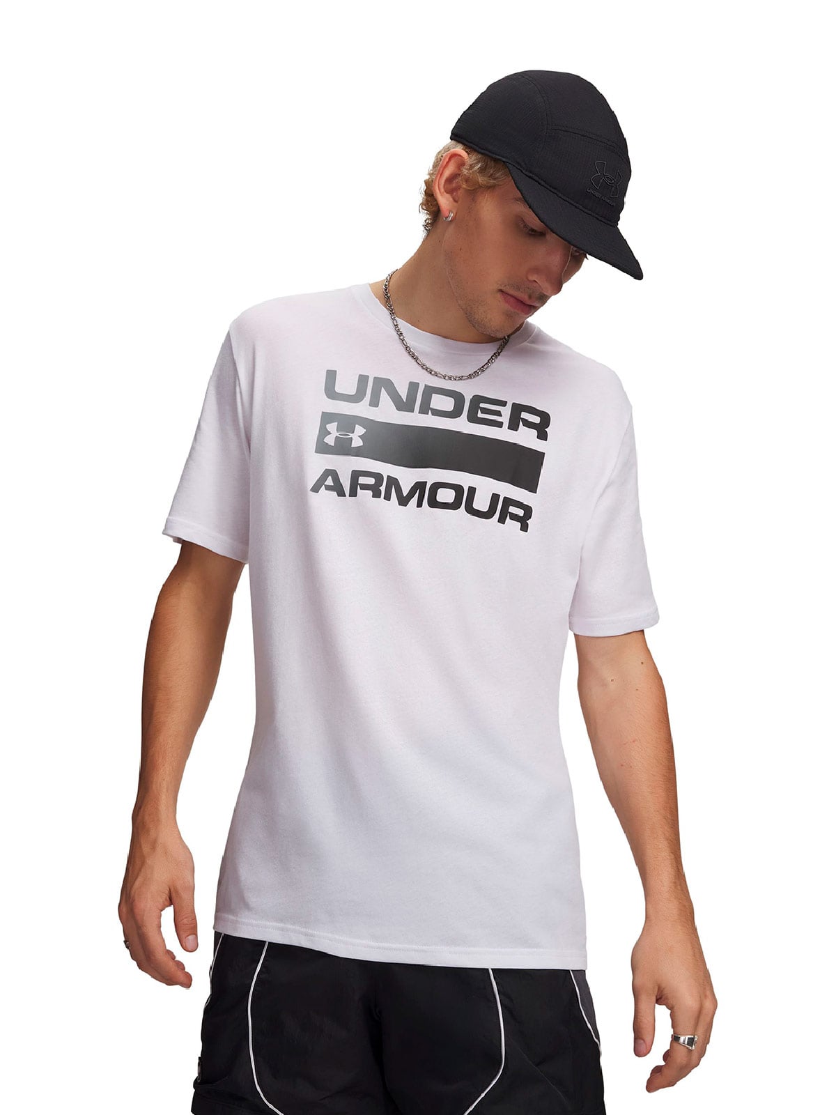 POLERA HOMBRE UNDER ARMOUR TEAM ISSUE WORDMARK  - 1