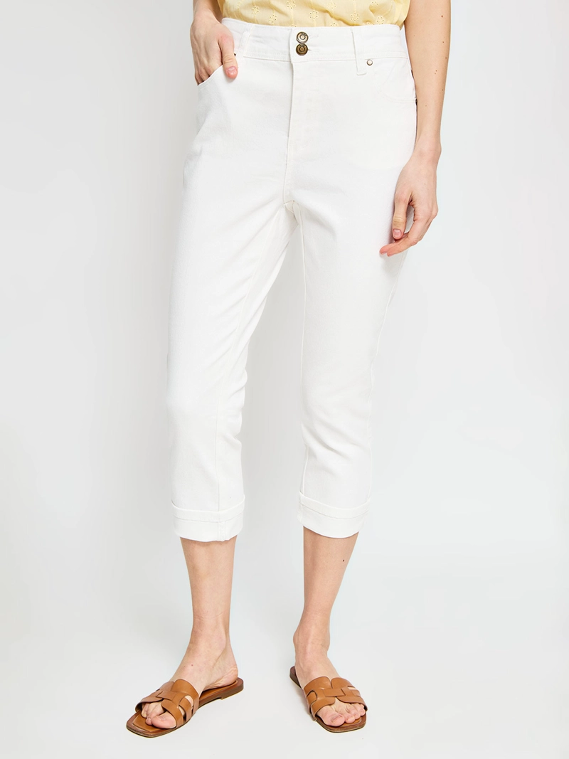 PANTALÓN MUJER AZIZ ALGODÓN CAPRI - 2