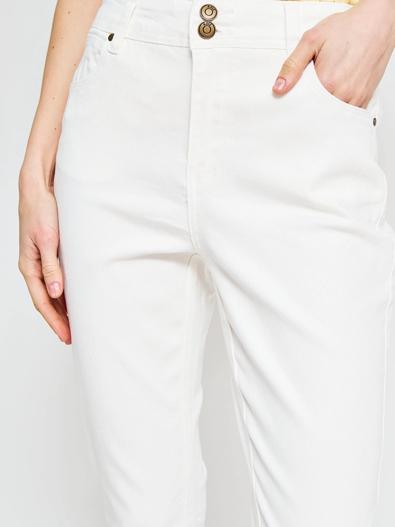 PANTALÓN MUJER AZIZ ALGODÓN CAPRI - 4