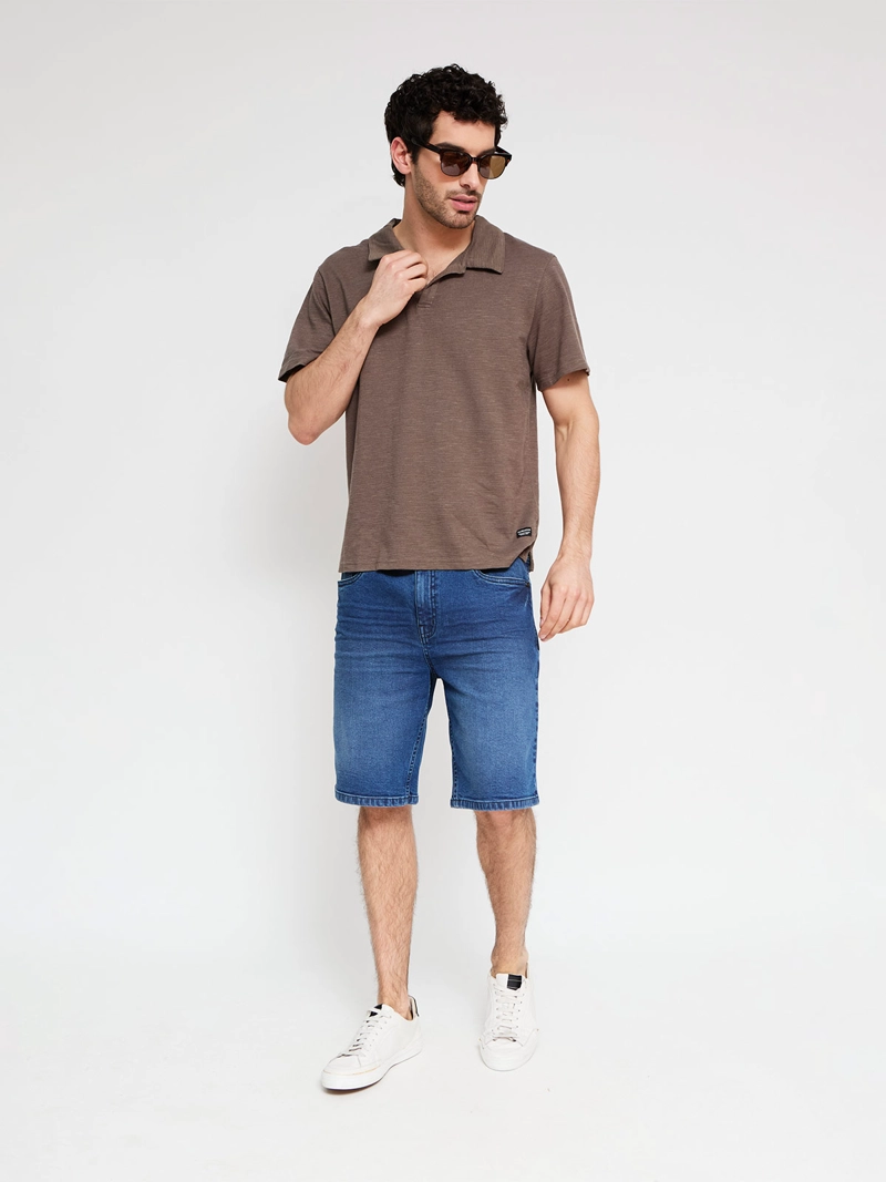 POLERA HOMBRE BARBADOS CUELLO POLO MANGA CORTA - 4