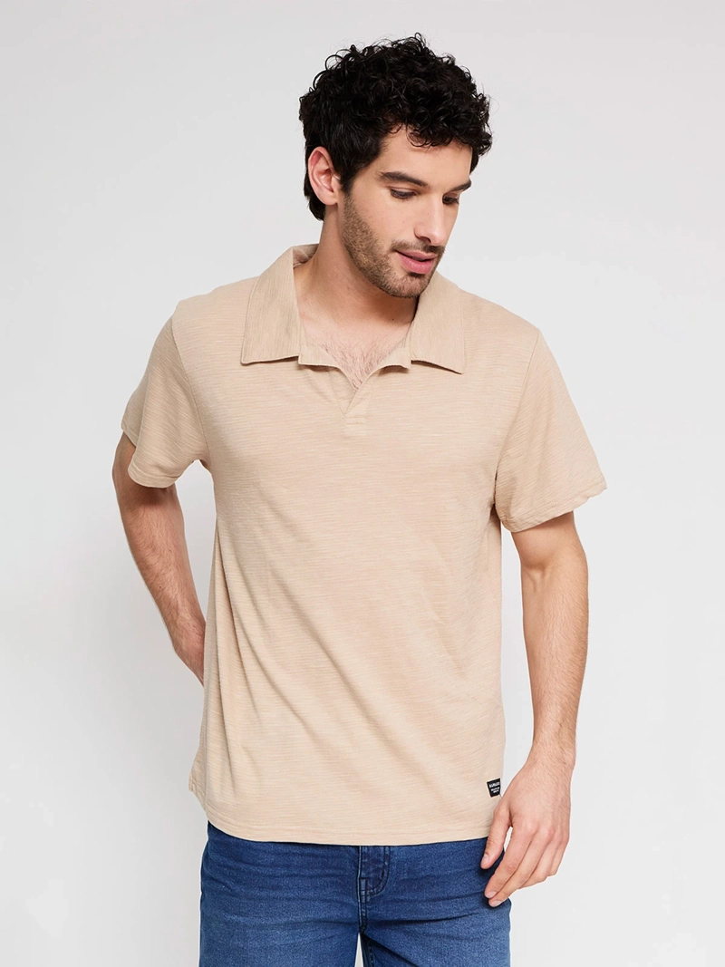 POLERA HOMBRE BARBADOS CUELLO POLO MANGA CORTA - 1