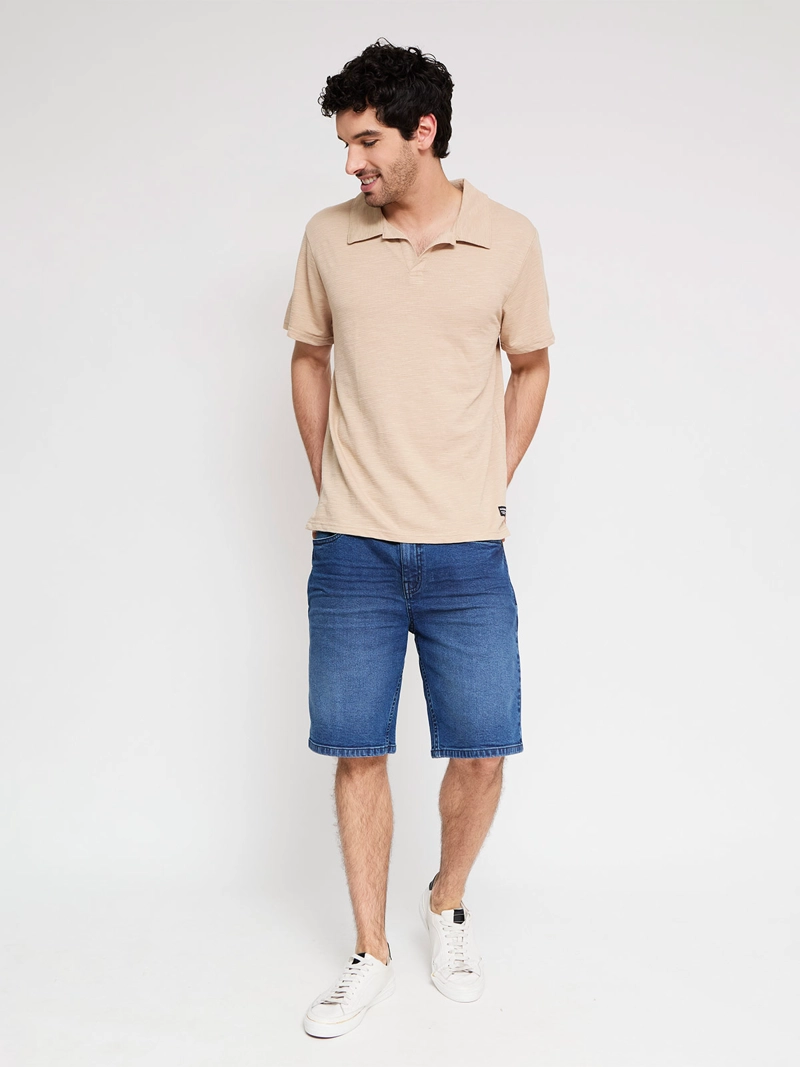 POLERA HOMBRE BARBADOS CUELLO POLO MANGA CORTA - 4