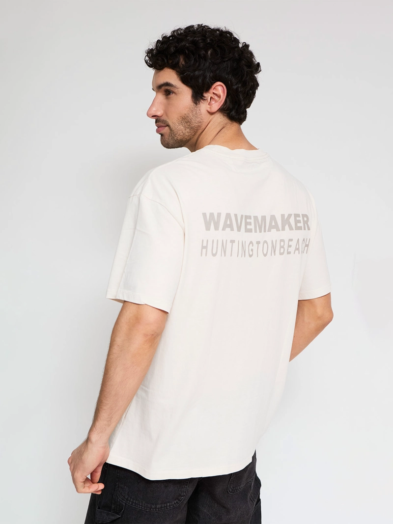POLERA HOMBRE BARBADOS ALGODÓN OVERSIZE ESTAMPADA - 2