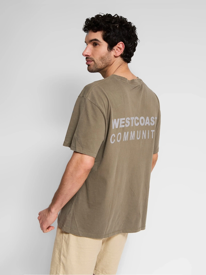 POLERA HOMBRE BARBADOS ALGODÓN OVERSIZE ESTAMPADA - 2
