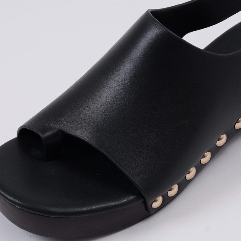 SANDALIAS MUJER JEFFRE CAMPBELL NEGRO PIPPER CUERO - 5