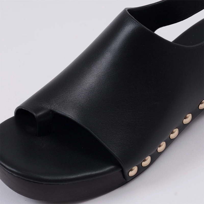 SANDALIAS MUJER JEFFRE CAMPBELL NEGRO PIPPER CUERO - 6
