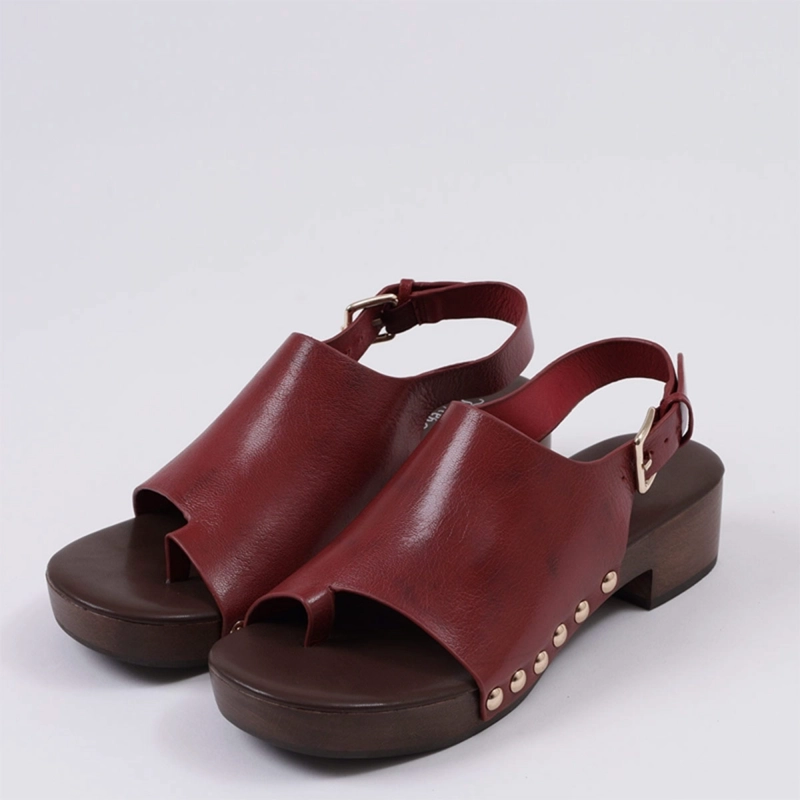 SANDALIAS MUJER JEFFRE CAMPBELL ROJO PIPPER CUERO - 4