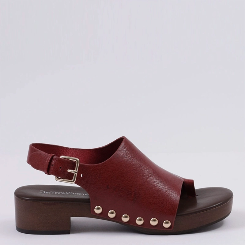 SANDALIAS MUJER JEFFRE CAMPBELL ROJO PIPPER CUERO - 2