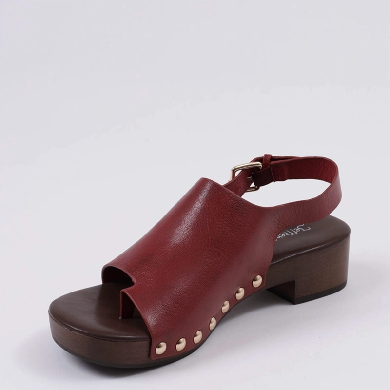 SANDALIAS MUJER JEFFRE CAMPBELL ROJO PIPPER CUERO - 3