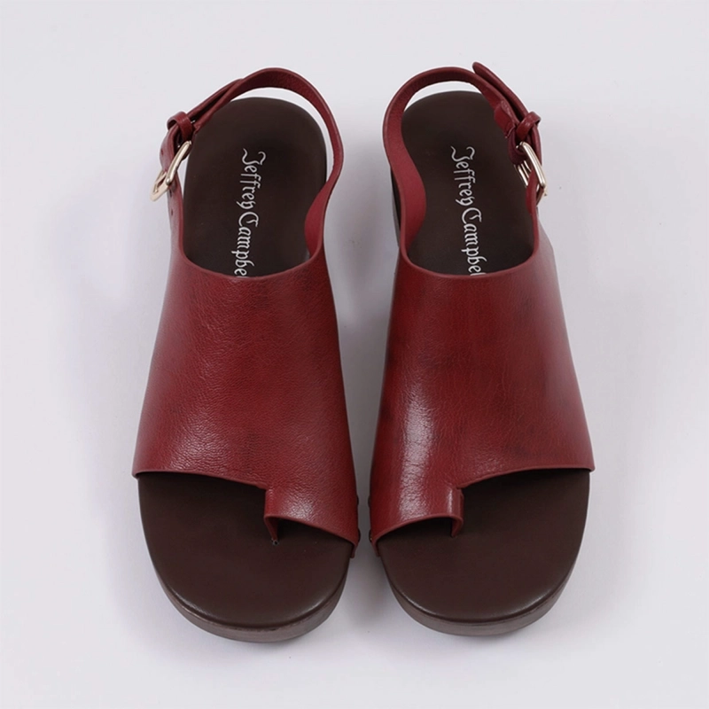 SANDALIAS MUJER JEFFRE CAMPBELL ROJO PIPPER CUERO - 5