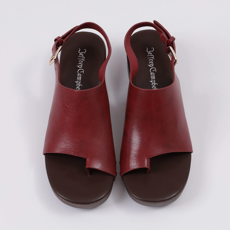 SANDALIAS MUJER JEFFRE CAMPBELL ROJO PIPPER CUERO - 4