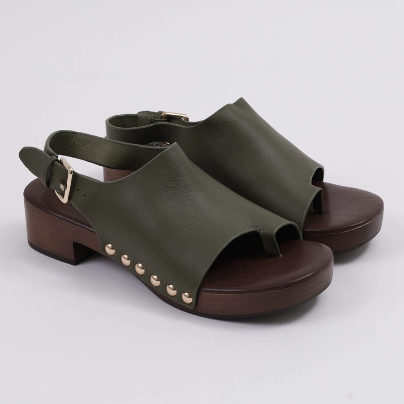 SANDALIAS MUJER JEFFRE CAMPBELL VERDE PIPPER CUERO - 3