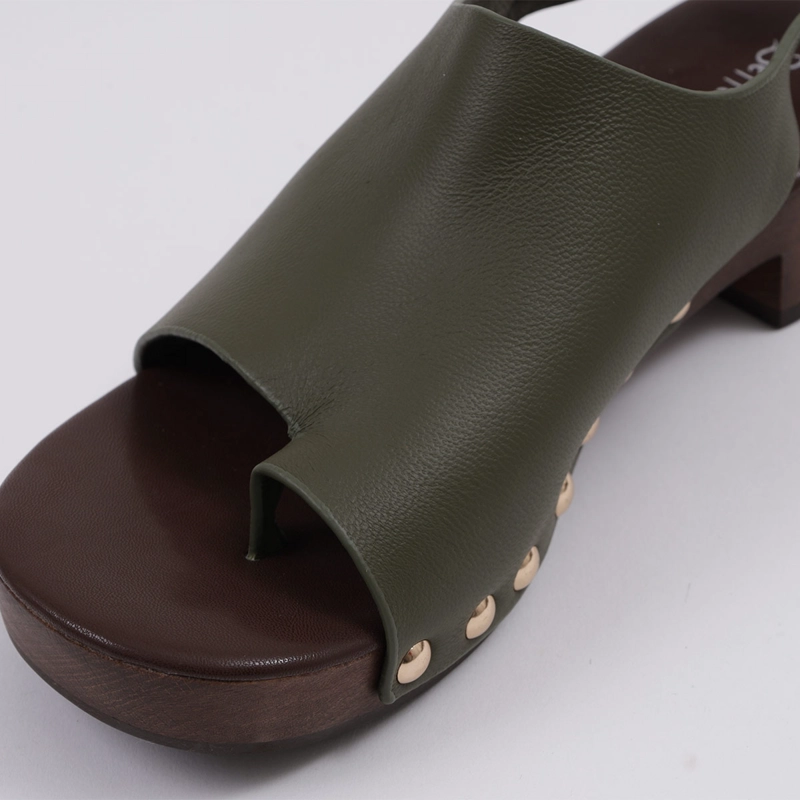 SANDALIAS MUJER JEFFRE CAMPBELL VERDE PIPPER CUERO - 5