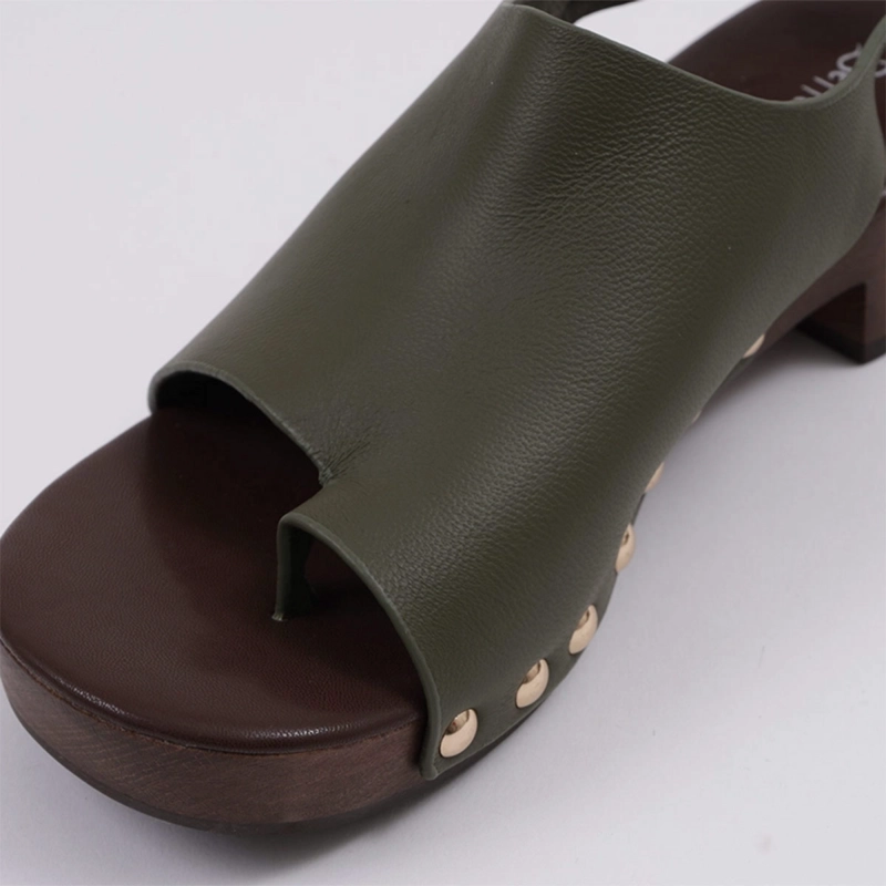 SANDALIAS MUJER JEFFRE CAMPBELL VERDE PIPPER CUERO - 6