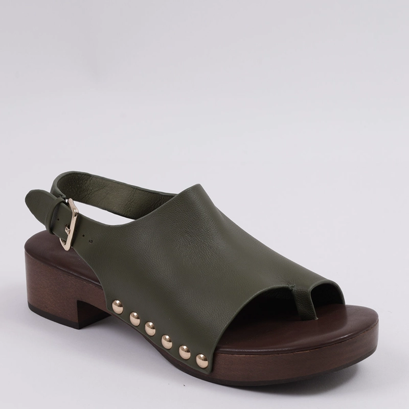 SANDALIAS MUJER JEFFRE CAMPBELL VERDE PIPPER CUERO - 2