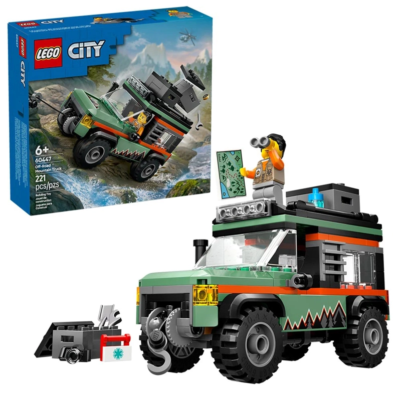 BLOQUES DE CONSTRUCCIÓN LEGO 60447 TODO TERRENO 4X4 DE MONTAÑA - 1