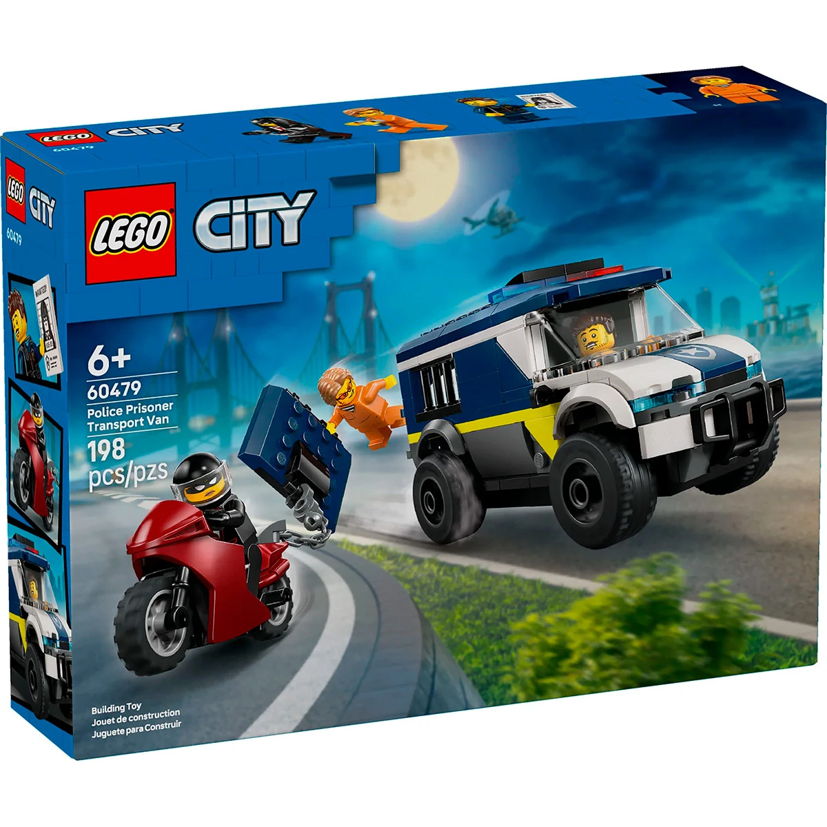 BLOQUES DE CONSTRUCCIÓN LEGO 60479 CAMIONETA DE TRANSPORTE PENITENCIARIO DE POLICÍA - 1
