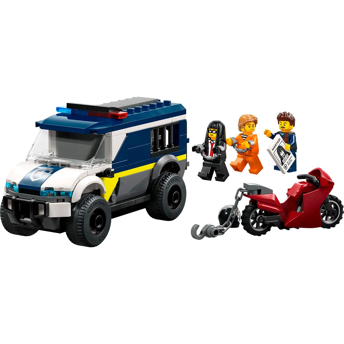 BLOQUES DE CONSTRUCCIÓN LEGO 60479 CAMIONETA DE TRANSPORTE PENITENCIARIO DE POLICÍA - 2