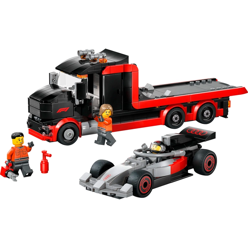 BLOQUES DE CONSTRUCCIÓN LEGO 60493 CAMIÓN DE EXHIBICIÓN DE F1® CON AUTO DE CARRERAS AUDI F1® - 1