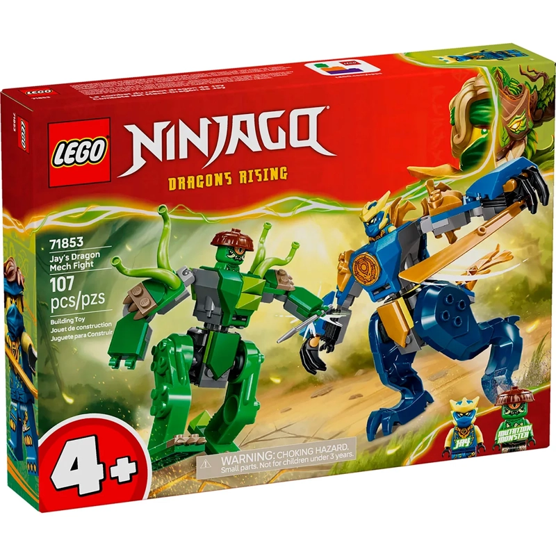 BLOQUES DE CONSTRUCCIÓN LEGO 71853 COMBATE DEL MECA-DRAGÓN DE JAY - 4