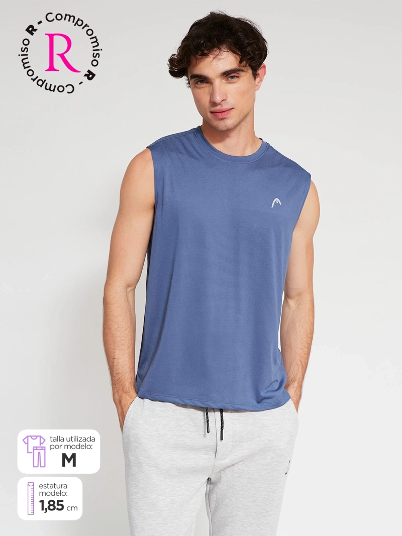 POLERA HOMBRE HEAD SIN MANGAS