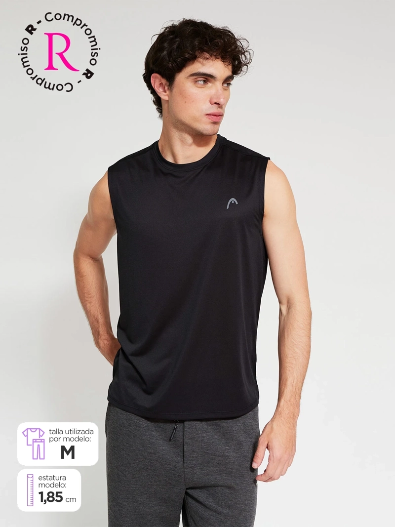 POLERA HOMBRE HEAD SIN MANGAS