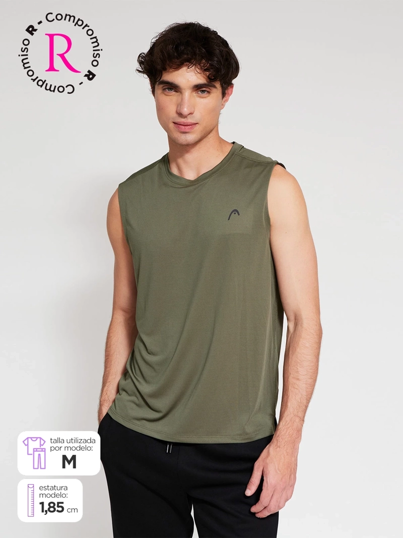 POLERA HOMBRE HEAD SIN MANGAS