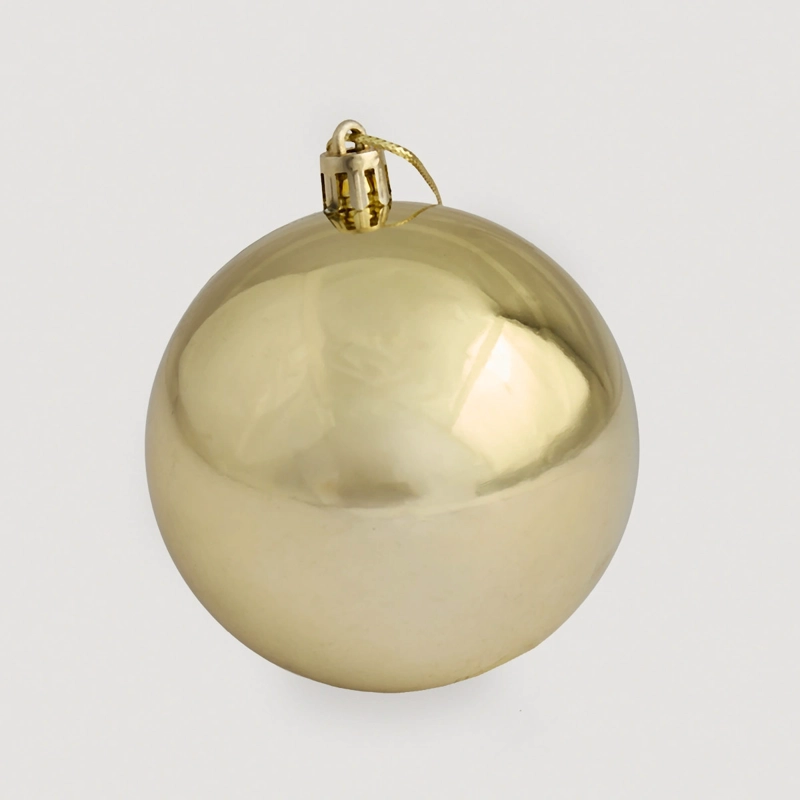 ADORNO NAVIDEÑO RIPLEY HOME SET X6 ADORNO 8 CM DORADO - 3