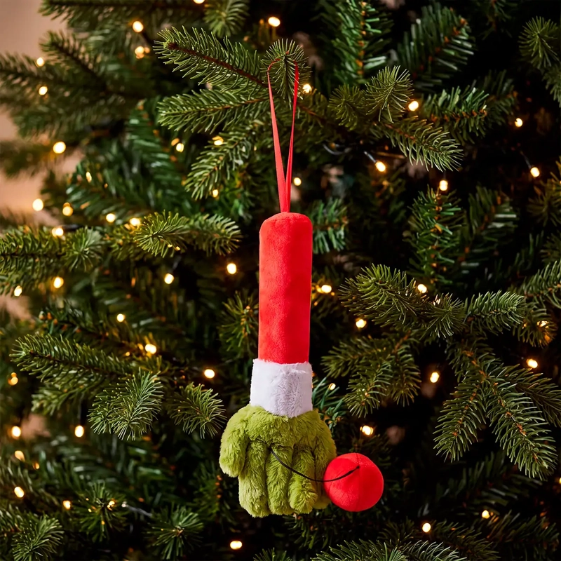 ADORNO NAVIDEÑO GRINCH ÁRBOL MANO - 1