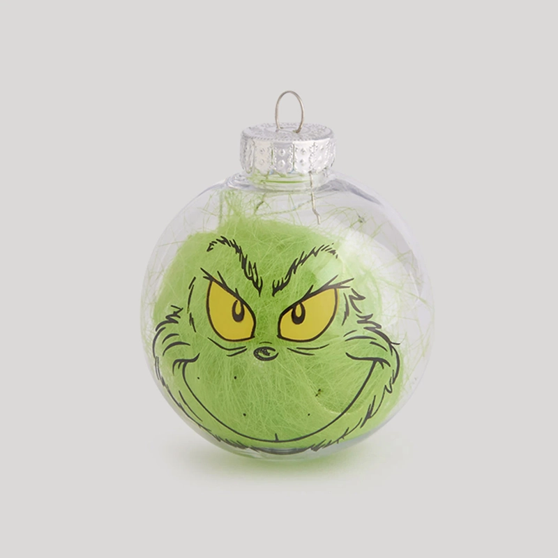 PACK X15 ADORNOS NAVIDEÑO GRINCH 8 CM - 2