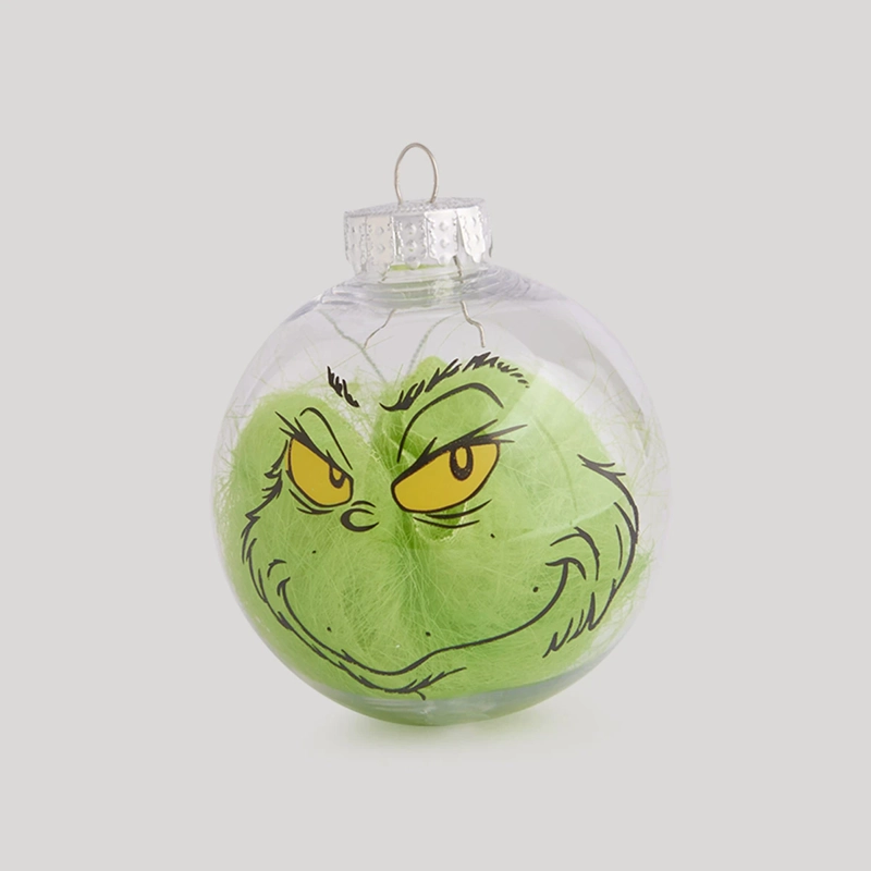 PACK X15 ADORNOS NAVIDEÑO GRINCH 8 CM - 3