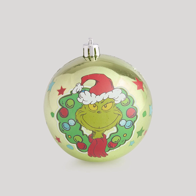 SET X6 ADORNOS NAVIDEÑO GRINCH 8 CM - 2