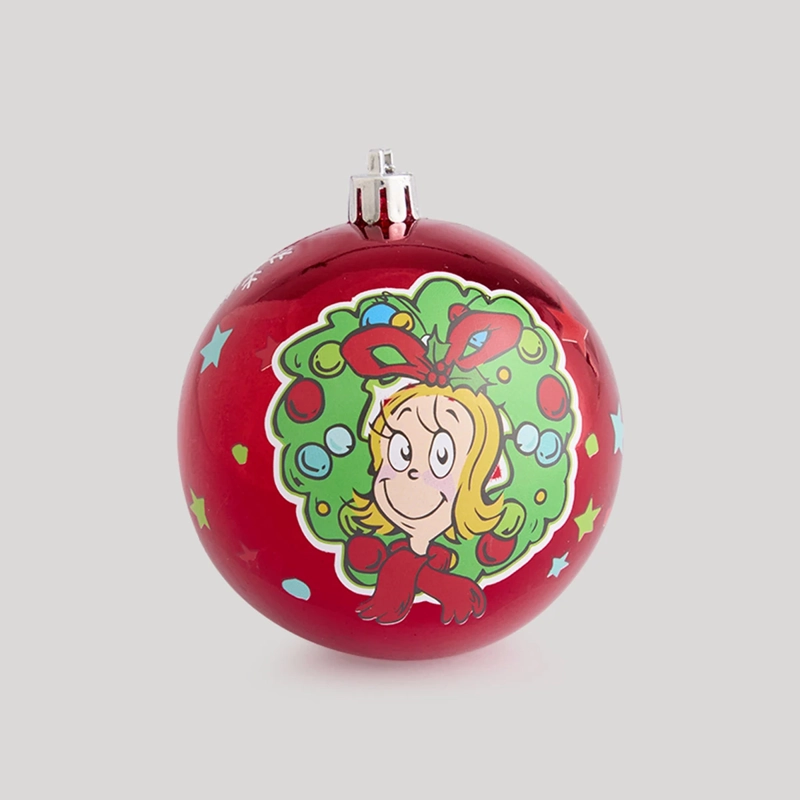 SET X6 ADORNOS NAVIDEÑO GRINCH 8 CM - 4