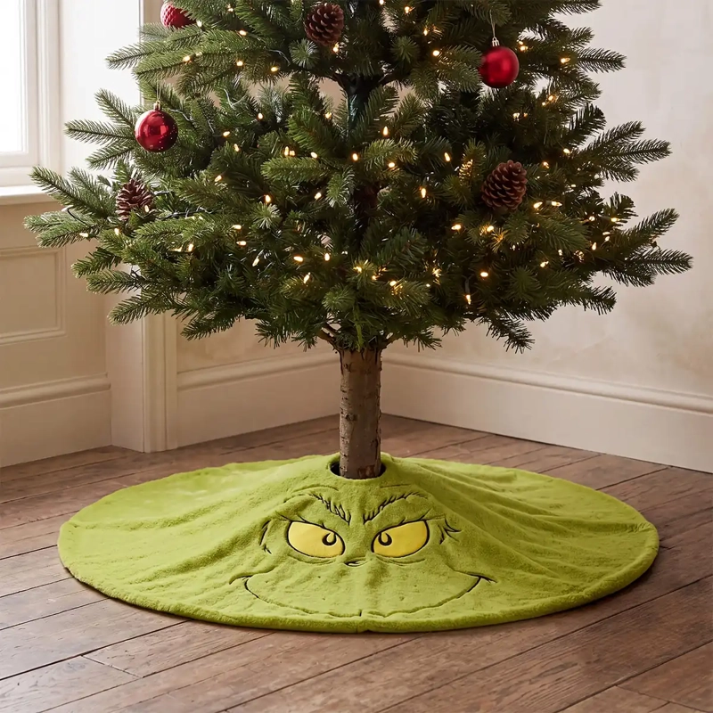 ADORNO NAVIDEÑO GRINCH PIE DE ÁRBOL - 1