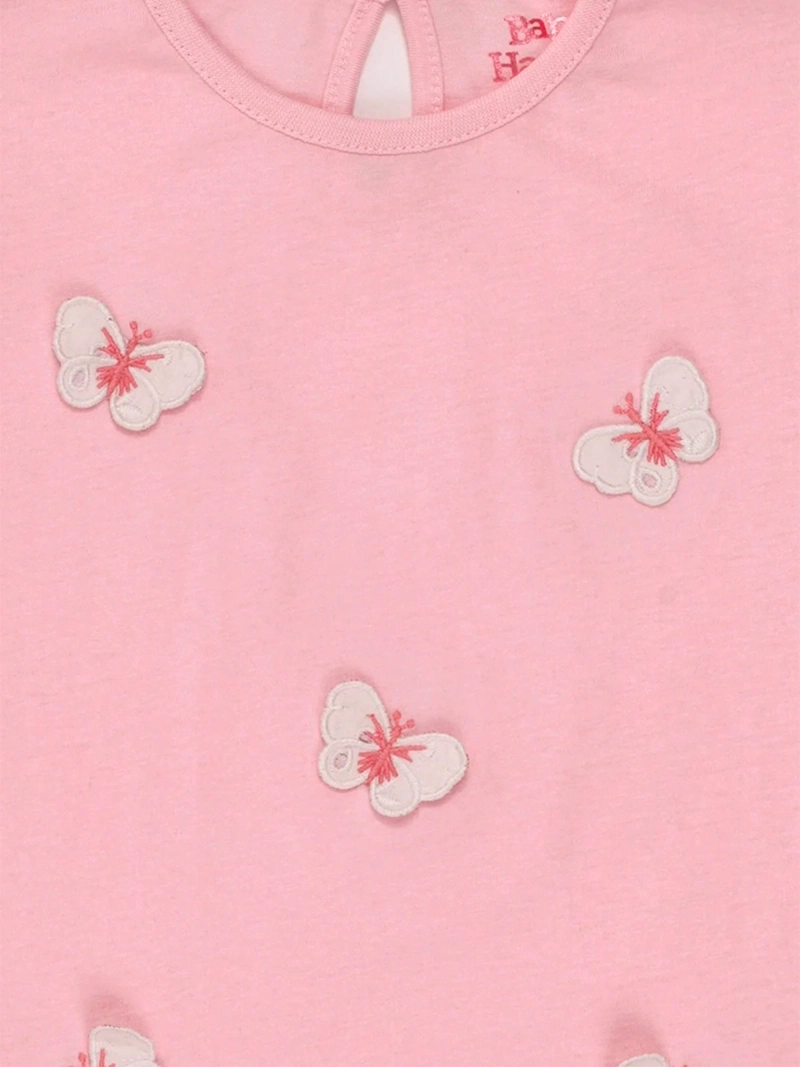 POLERA NIÑA BABY HARVEST MANGA CORTA ALGODÓN APLICACIONES - 5