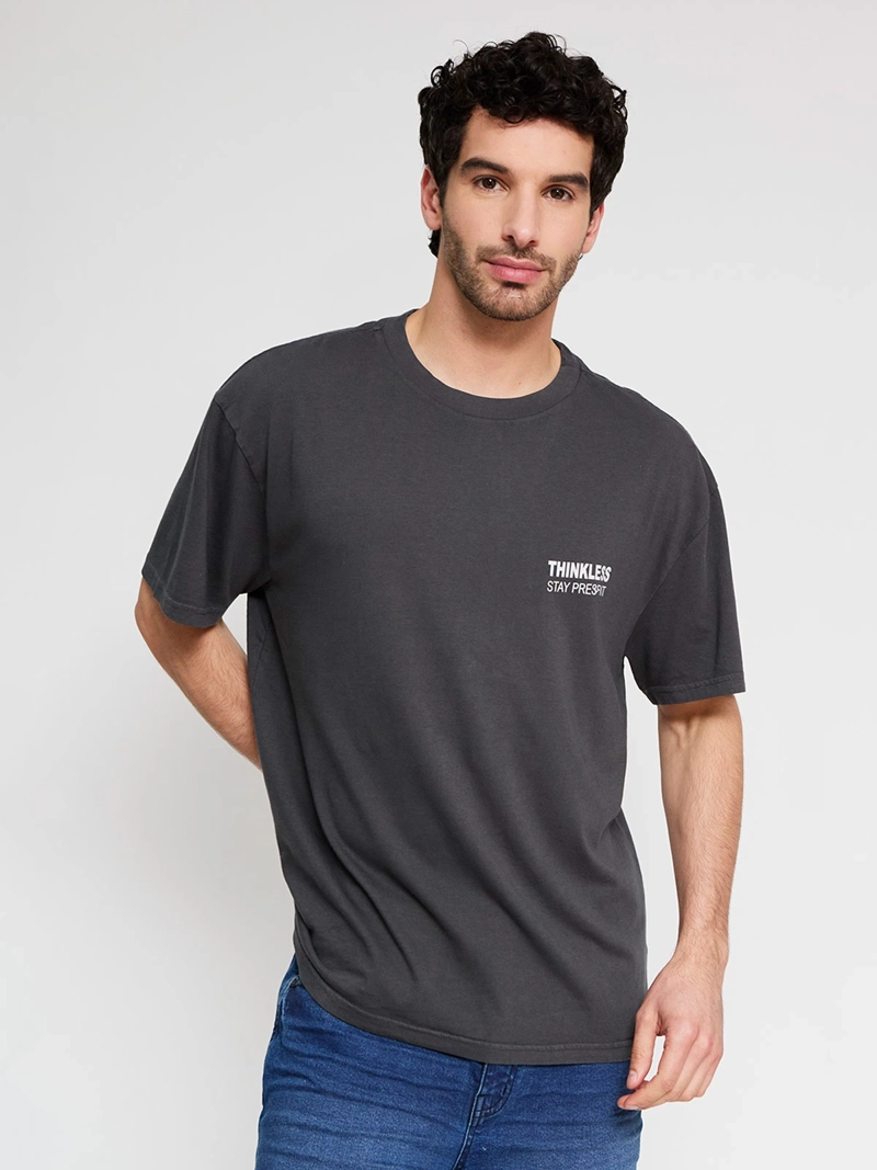 POLERA HOMBRE BARBADOS ALGODÓN OVERSIZE - 1